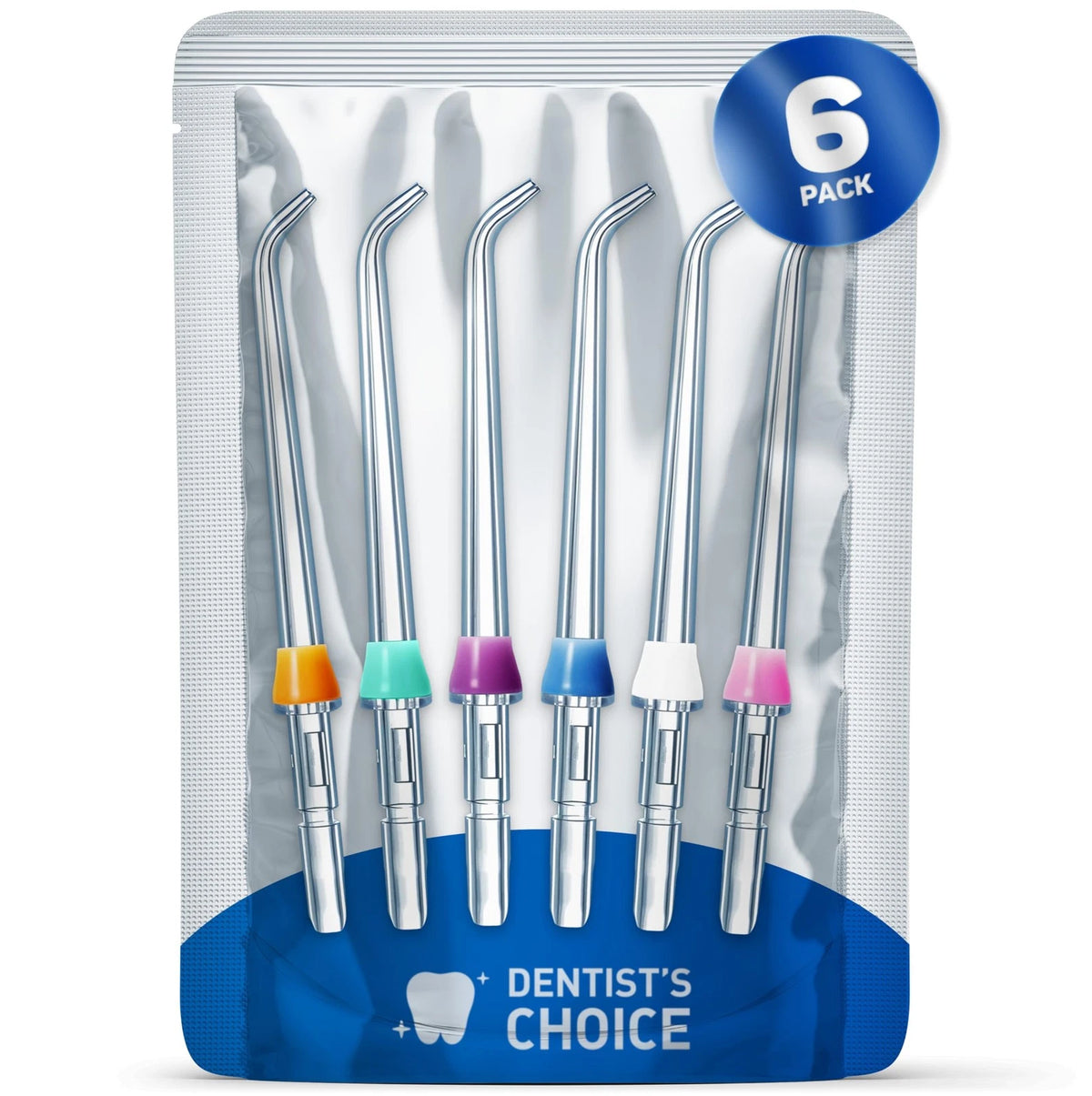 Water Flosser Replacement Tips for 6 Count (Pack of 1), 6 Classic Jet