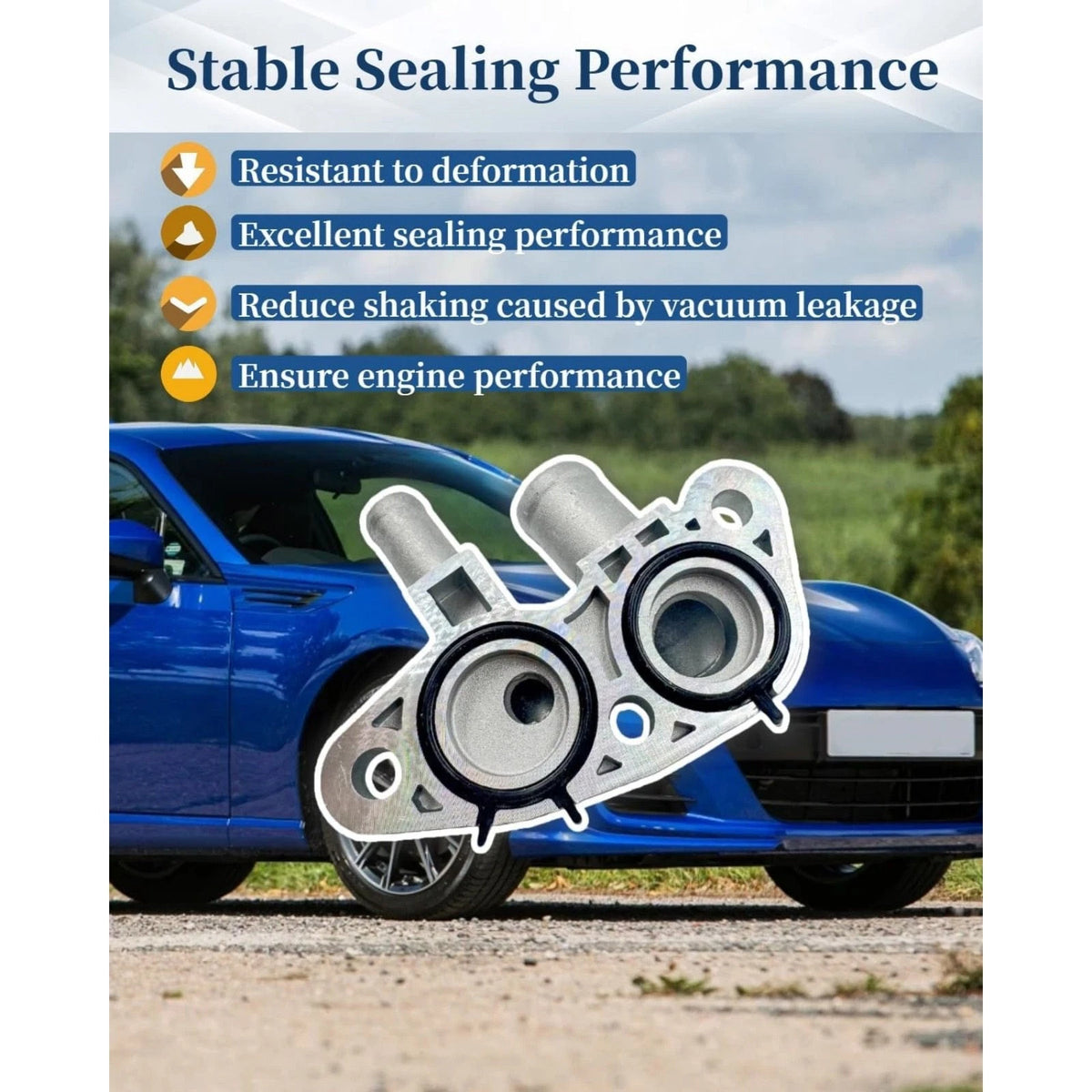 Replacement Aluminum Hose Connector for Subaru Crosstrek for XV and for Impreza