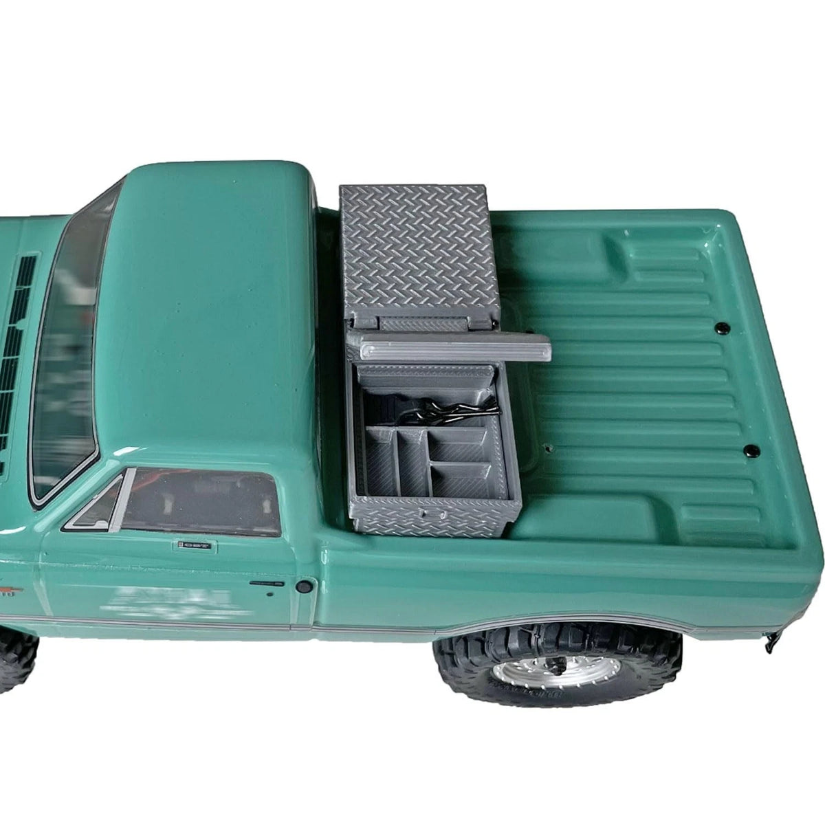 RCrabbit Tool Box Truck Bed upgrade parts for SCX24 C10 RC truck 2.74 inches