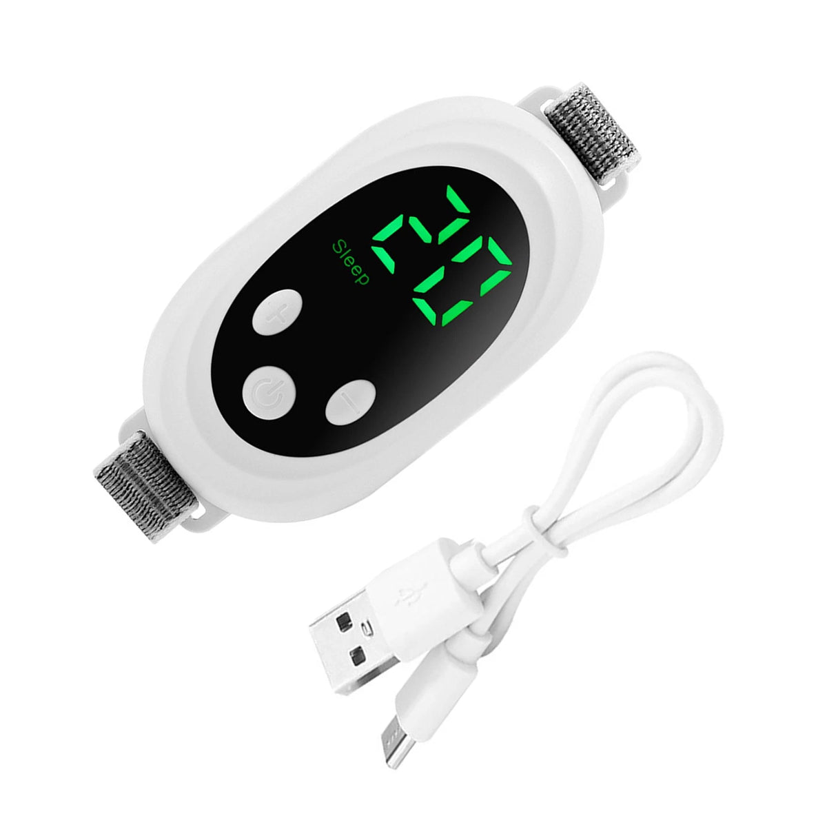 Insomnia Relief Device with Microcurrent Two Modes 20 Levels Adjustable Strap