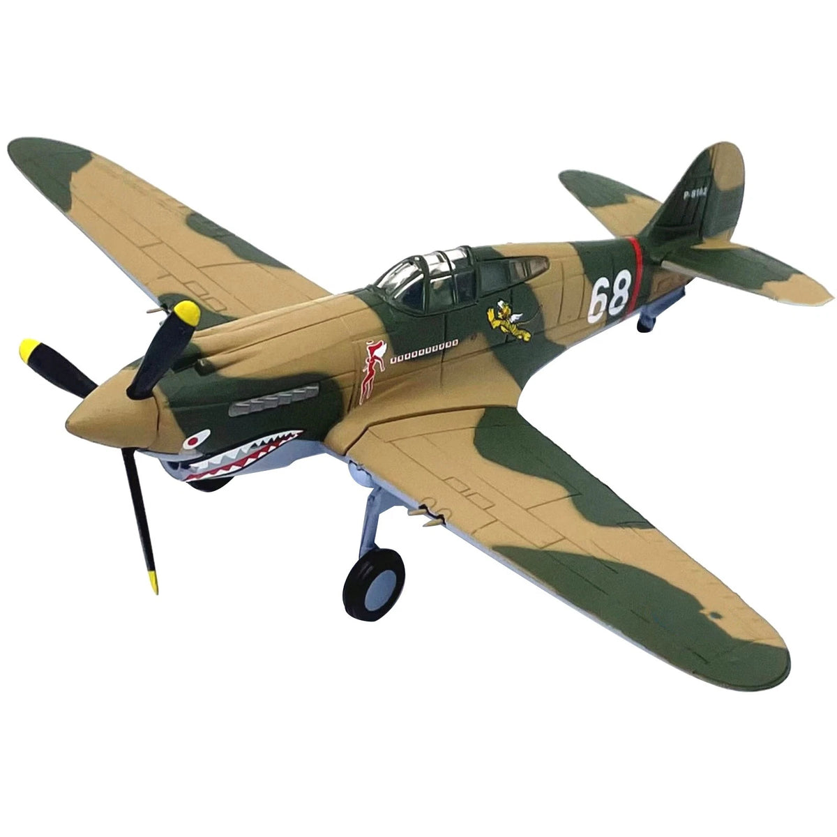 13.5cm Diecast Alloy 1/72 American P40 Fighter Aircraft Model Souvenir
