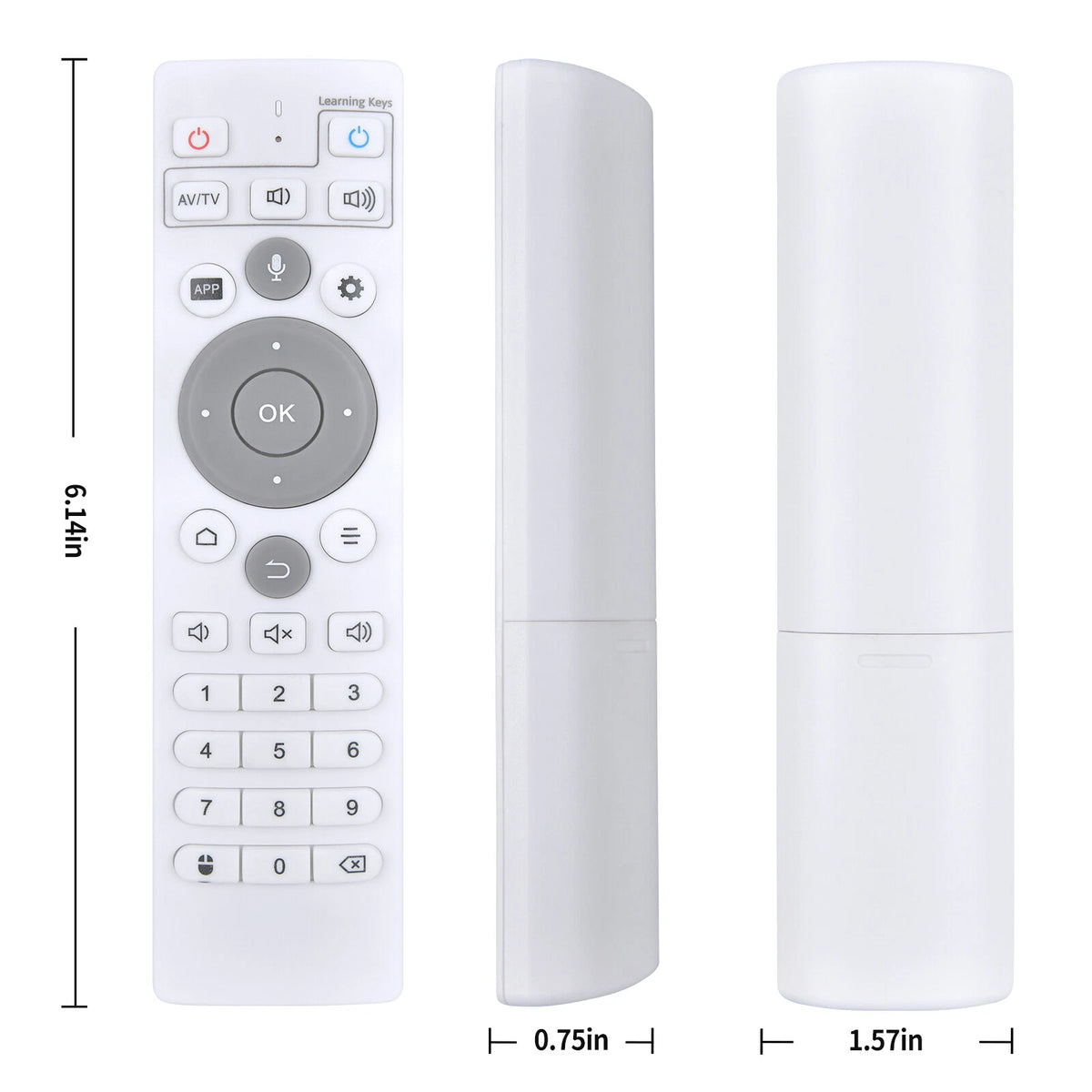 Replace Remote Control For UBOX10 UBOX11 UBOX12 PRO MAX TV Box No Voice