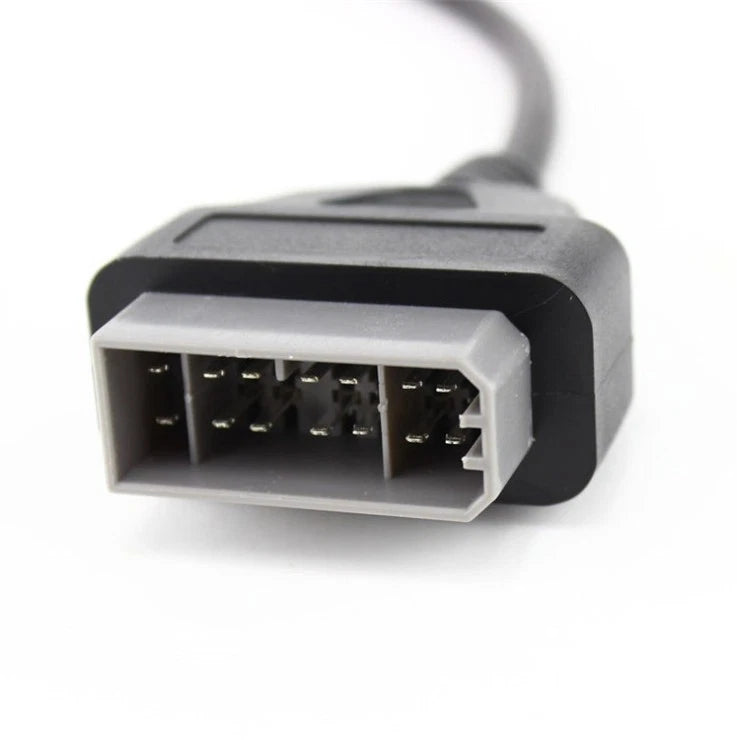 OBD1 to OBD2 Connector Adapter 14 Pin Convert Cable Diagnostic Tool for Nissan