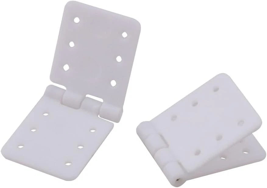 30PCS White 24x12 Remote Control Aircraft Hinges Nylon Hinge for RC Airplane...