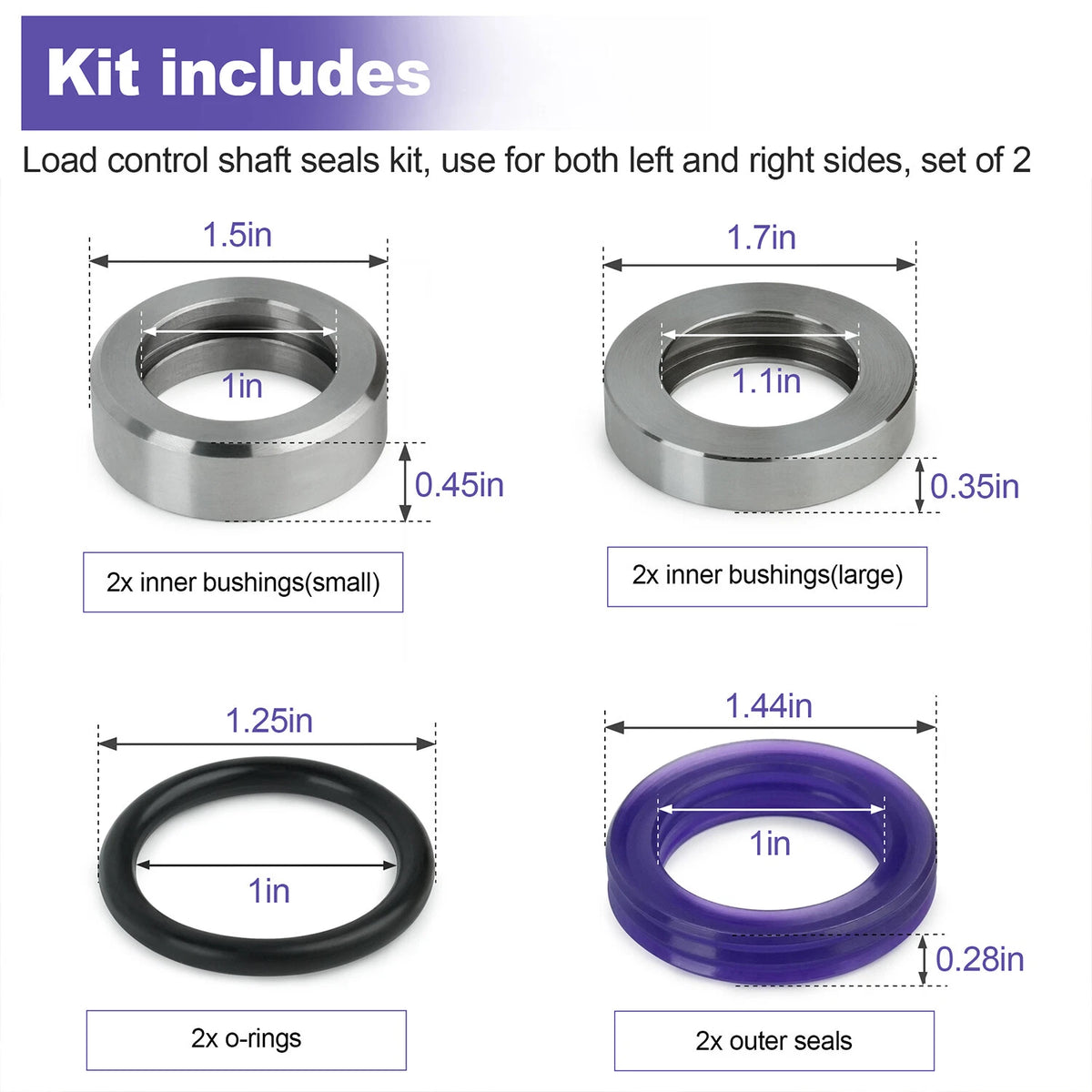 Load Shaft Seal For John Deere 2510 2520 3010 3020 4030 AR84791