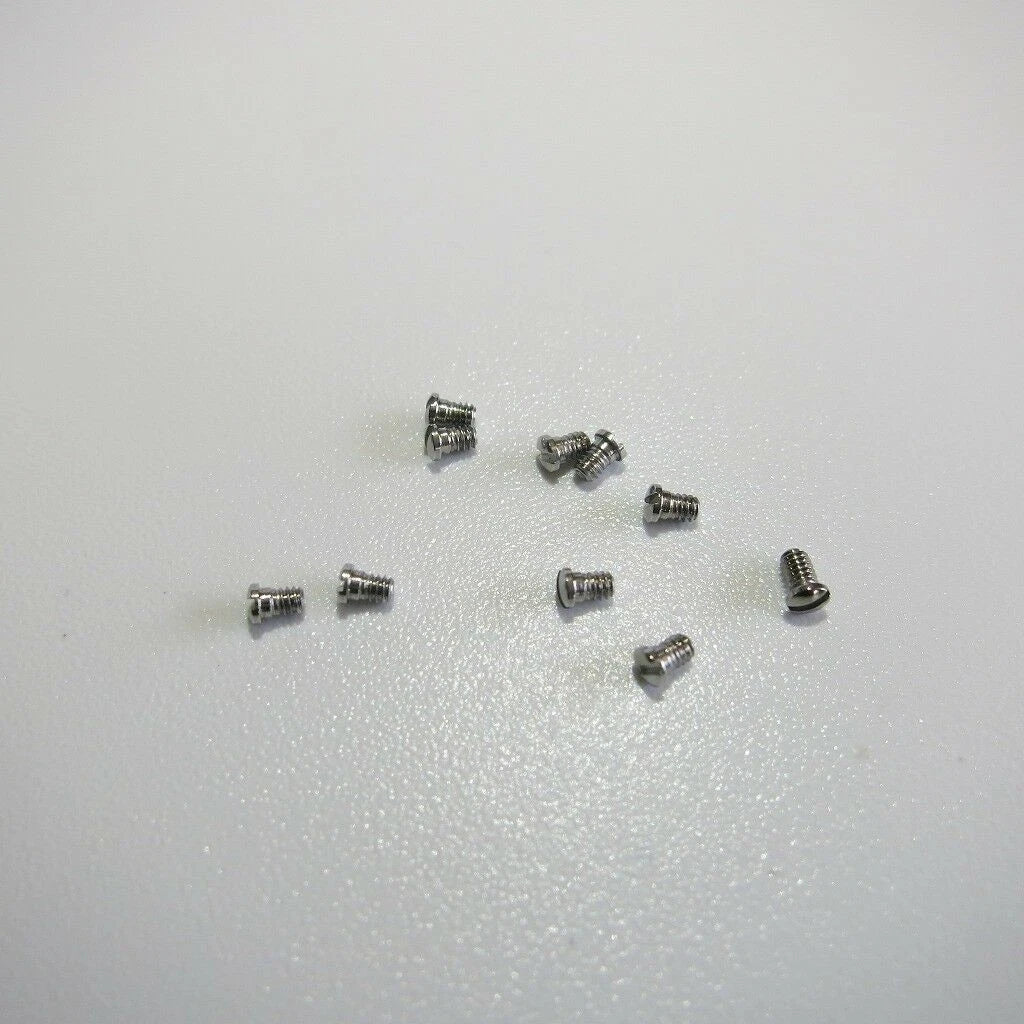 120Pcs Stainless Steel Watch Back Case Cover Screws Assortment Sizes Repair Part