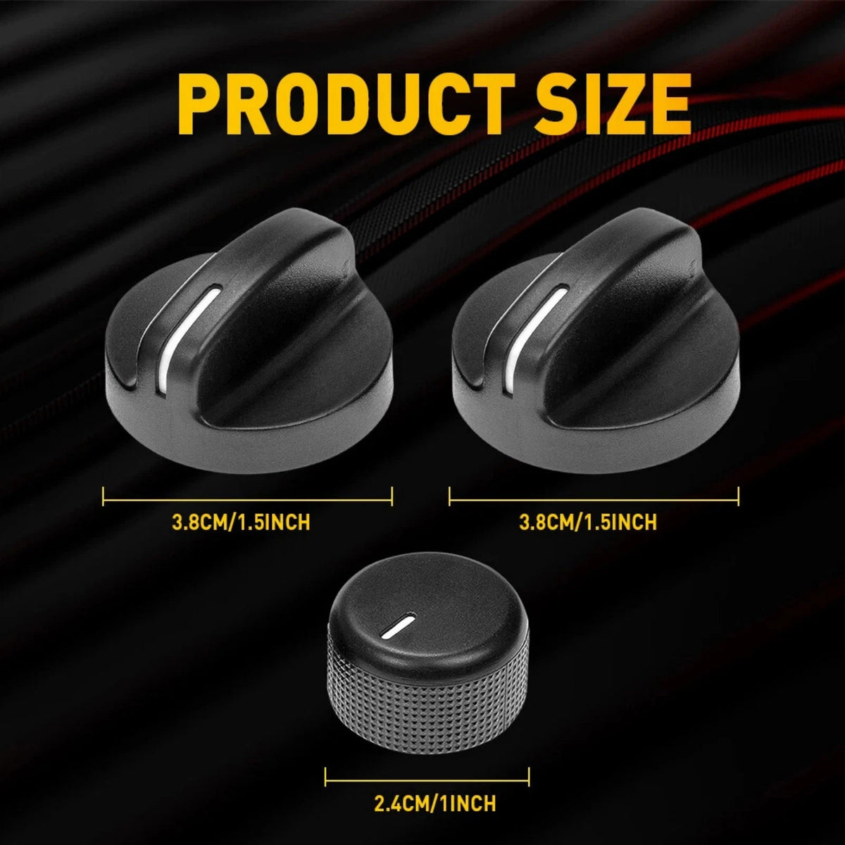 76829 4882511 Climate Control Switch Knob Set For Dodge Ram 1500 1994-1997