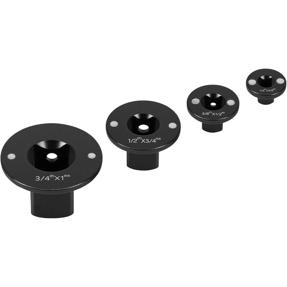 4Pcs Socket Adapter Kit for Impact Wrench Low Profile Magnetic 1/4 3/8 1/2 3/4