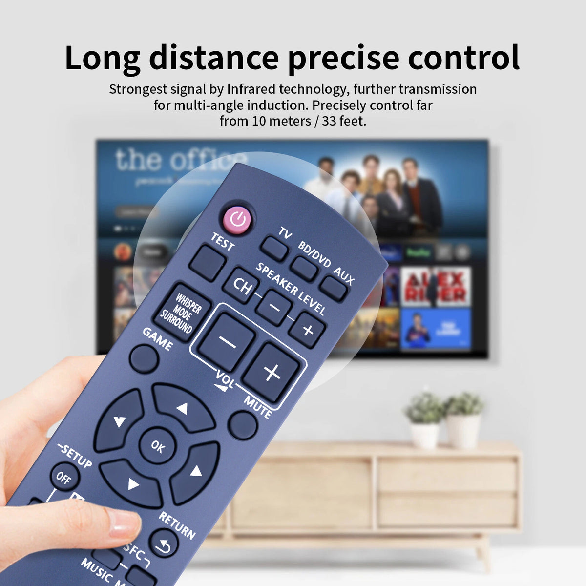 N2QAYB000417 Remote Control For Panasonic Home Theater SC-ZT1 SU-ZT1