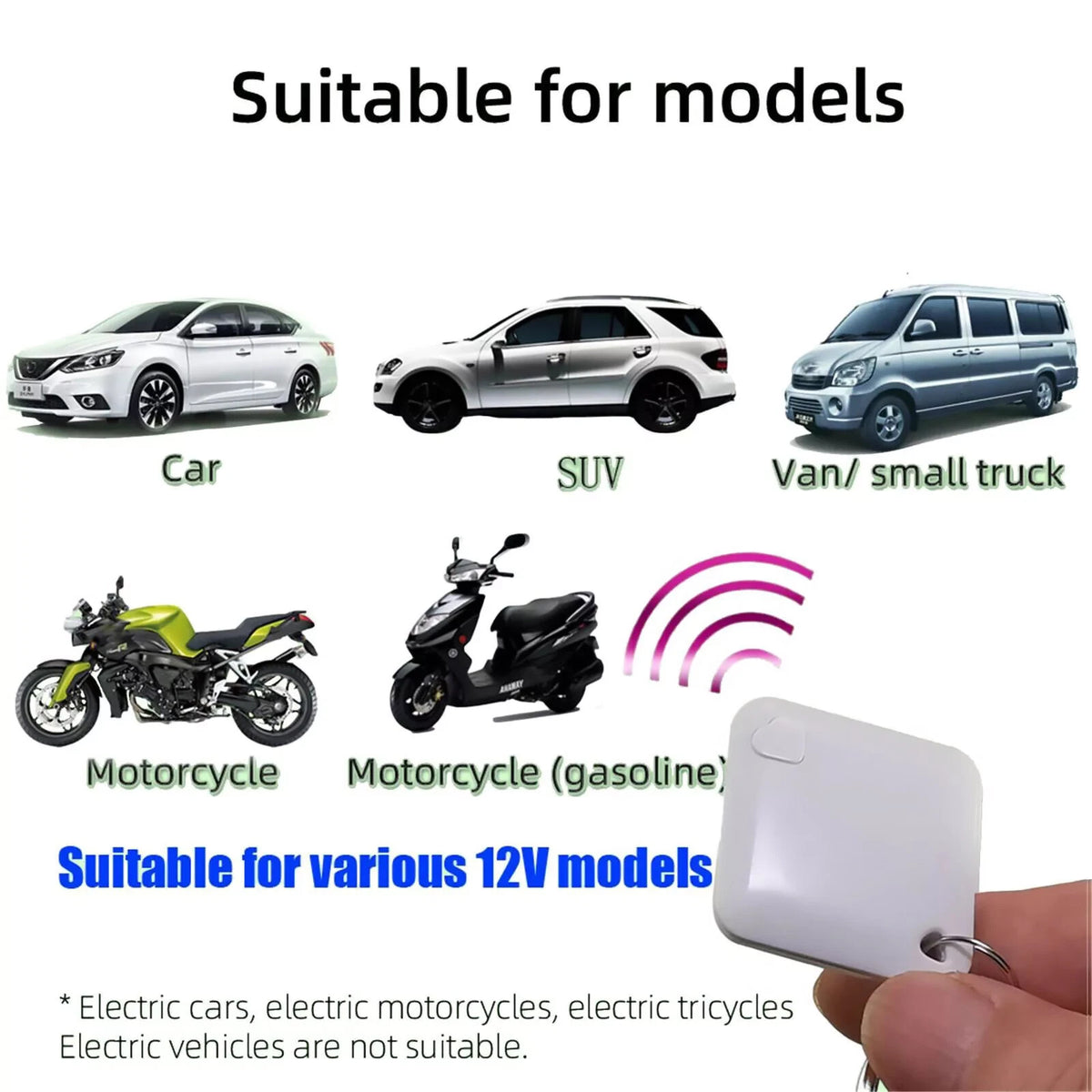 Auto-Sensing Car Immobilizer Security Systems Vehicle Anti-Theft Lock Kit