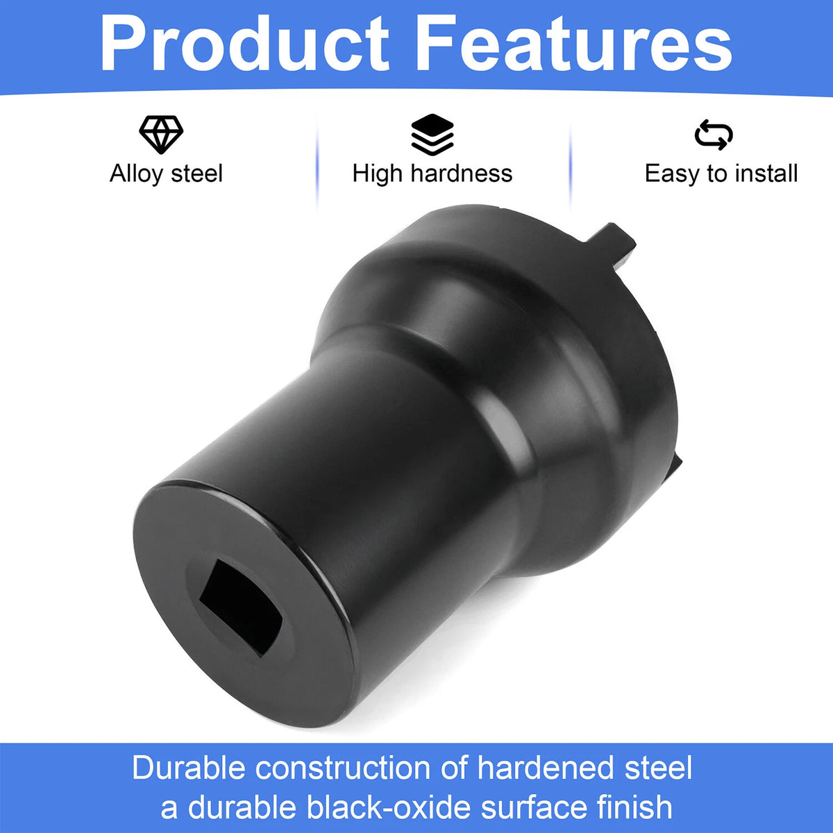 Output shaft nut socket for Allison 1000/2000/2400, 1/2 in drive