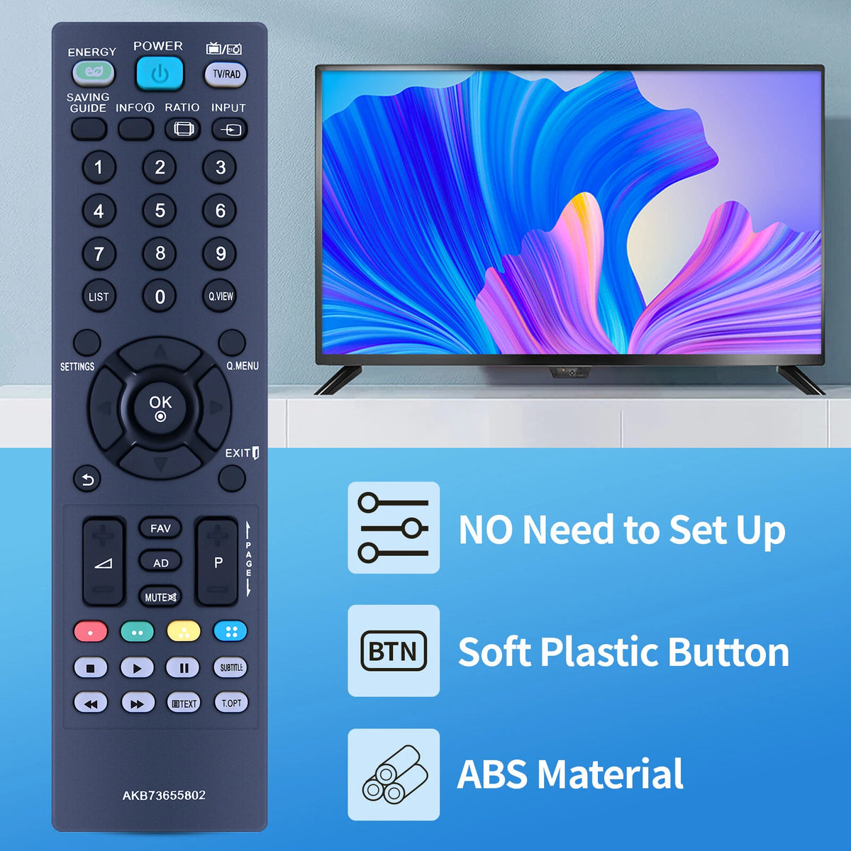 AKB73655802 For LG LED LCD TV Remote Control 26LS3500 26LS3590 32LS3400 32LS3500