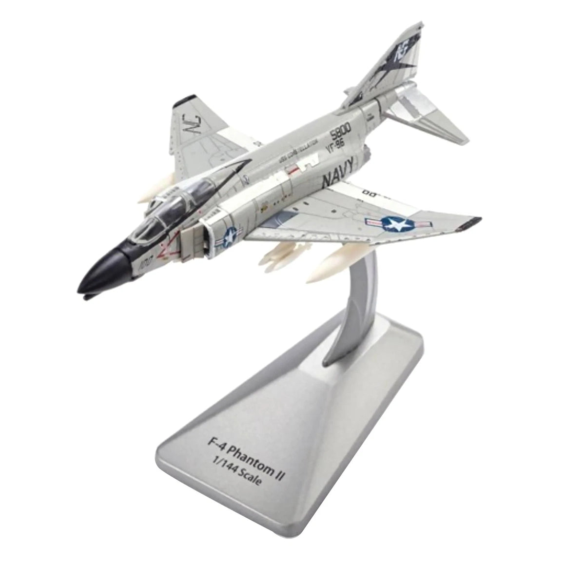 14cm Diecast Alloy 1/144 Scale F-4 Phantom II Fighter Desk Model