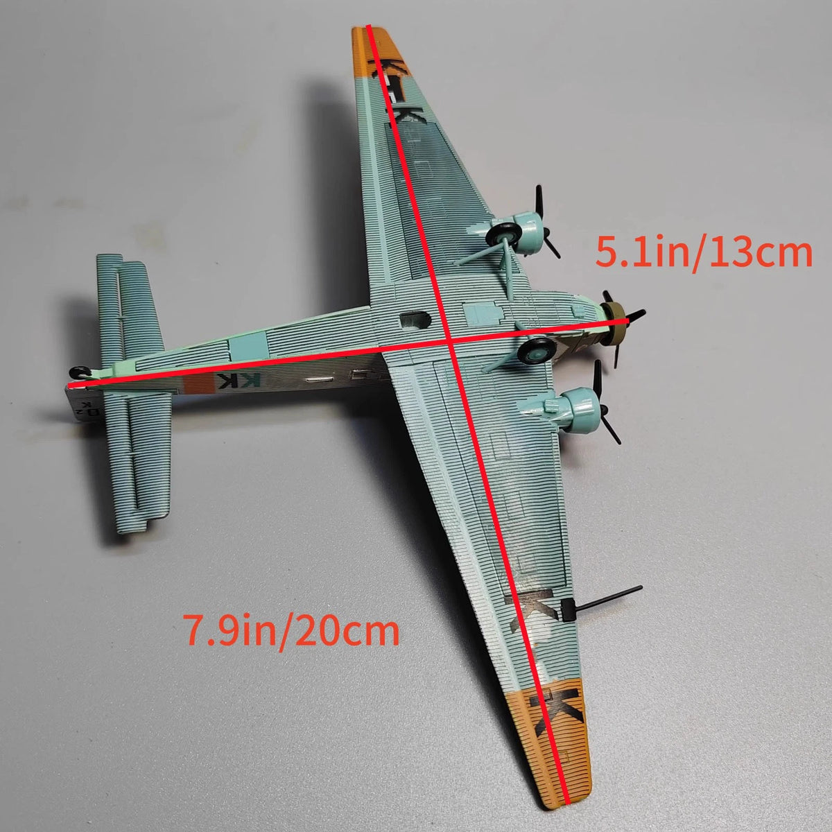 German Luftwaffe Ju-52/3m Transport Aircraft Model 1/144 Alloy Collection