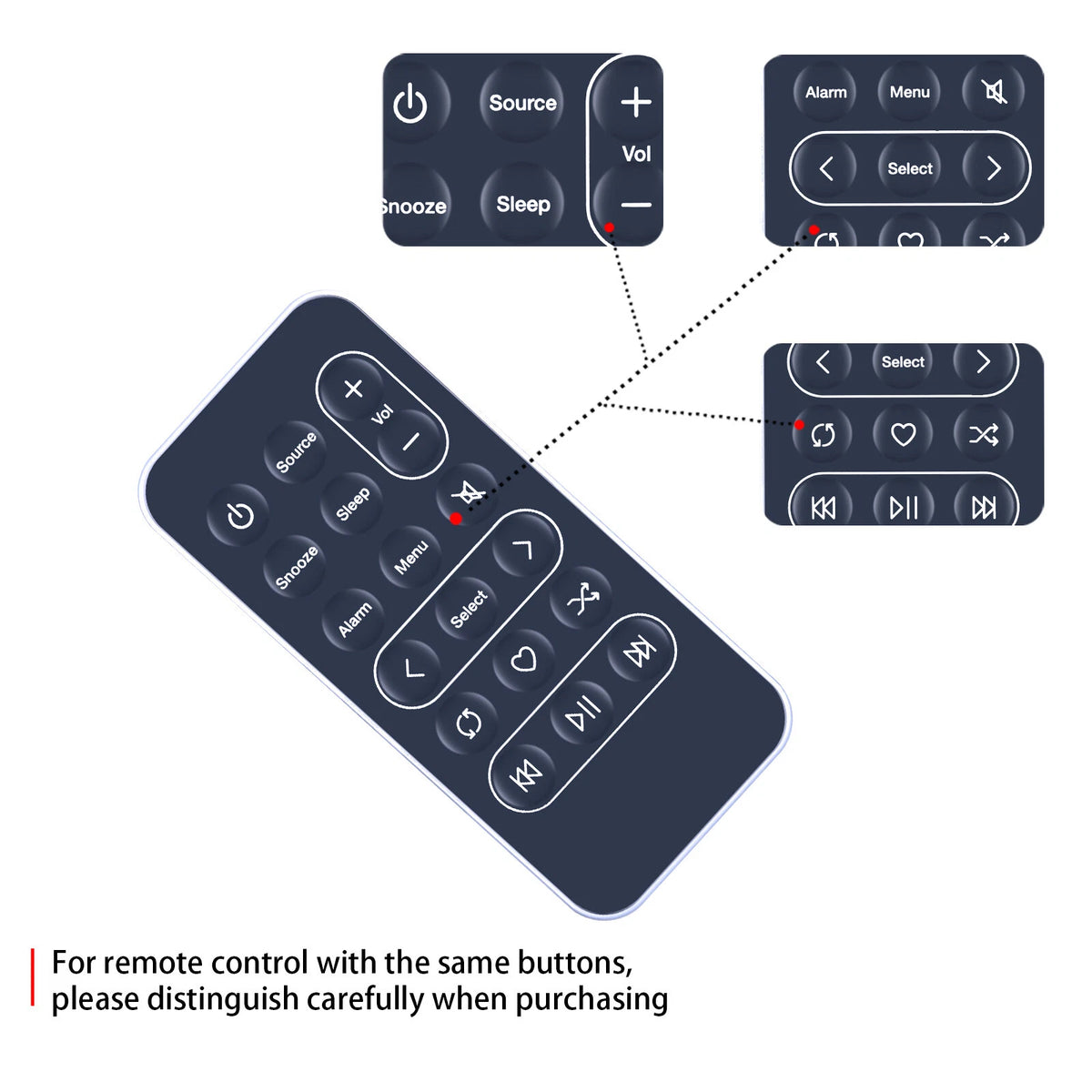 Replacement Remote Control Compatible With Pure Contour 100Di