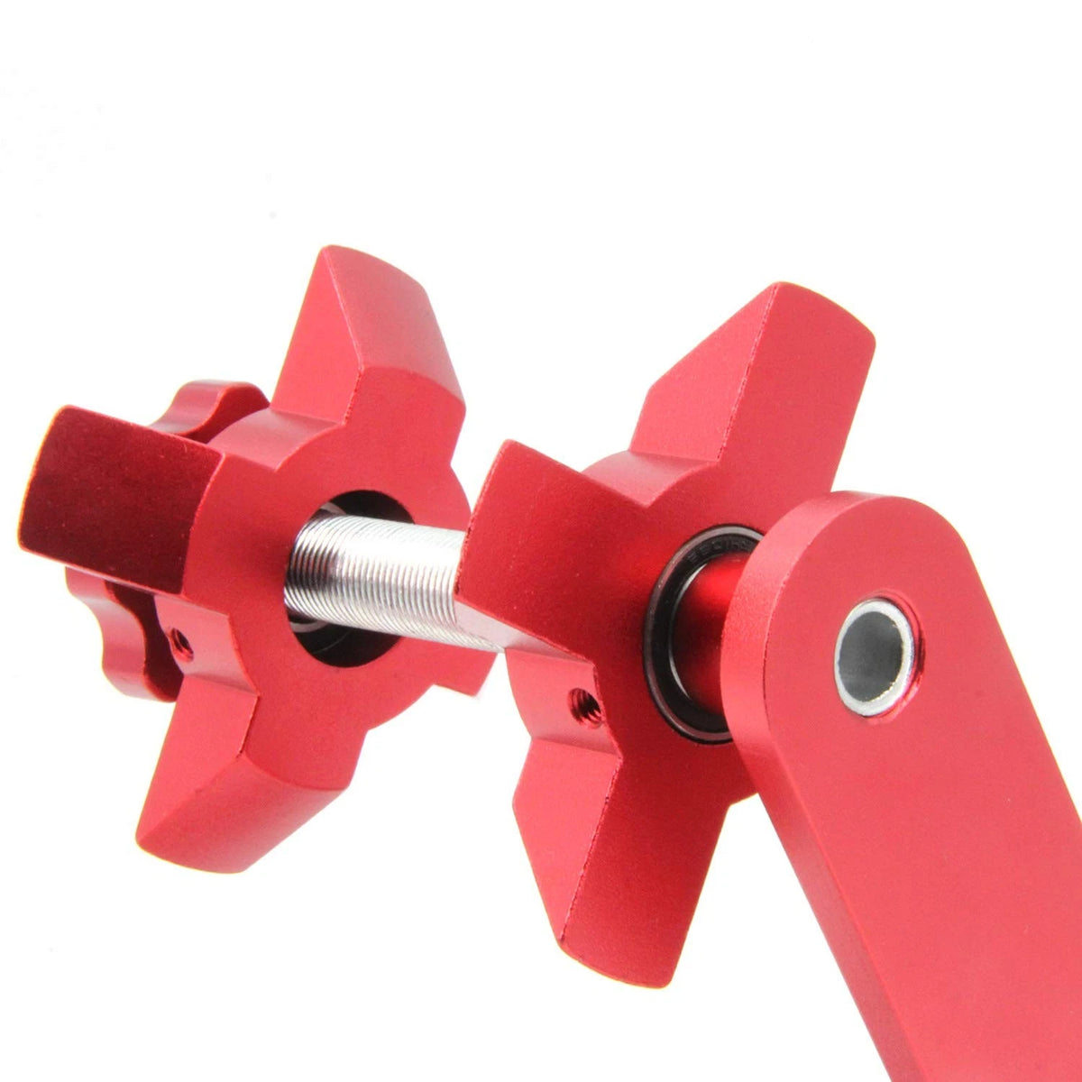 Yeebyee Upgrade Filament Spool Holder Kit with Bearing Rotatable Red