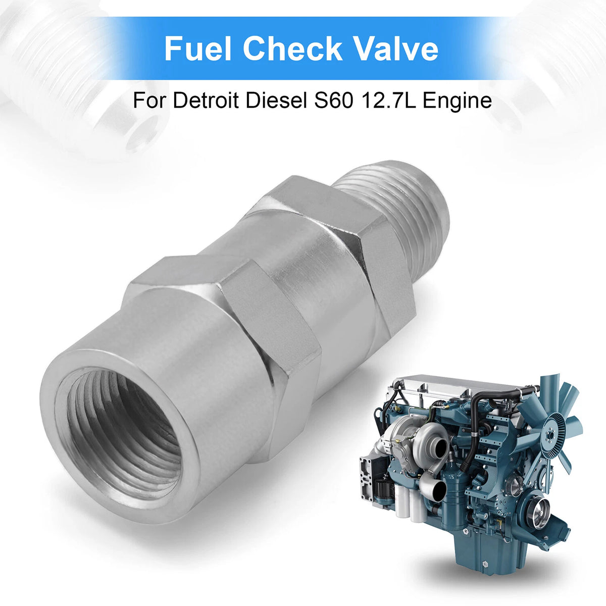 Fuel Check Valve Detroit Diesel S60 12.7L Engine 23516993