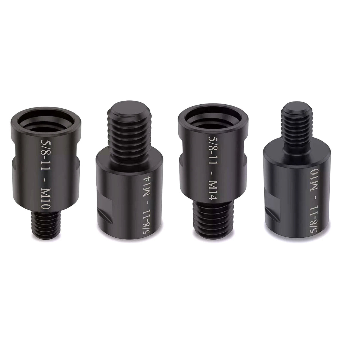 4x Adapter 5/8" 11 Female to M10/M14 Male for Angle Grinder Electric Drill