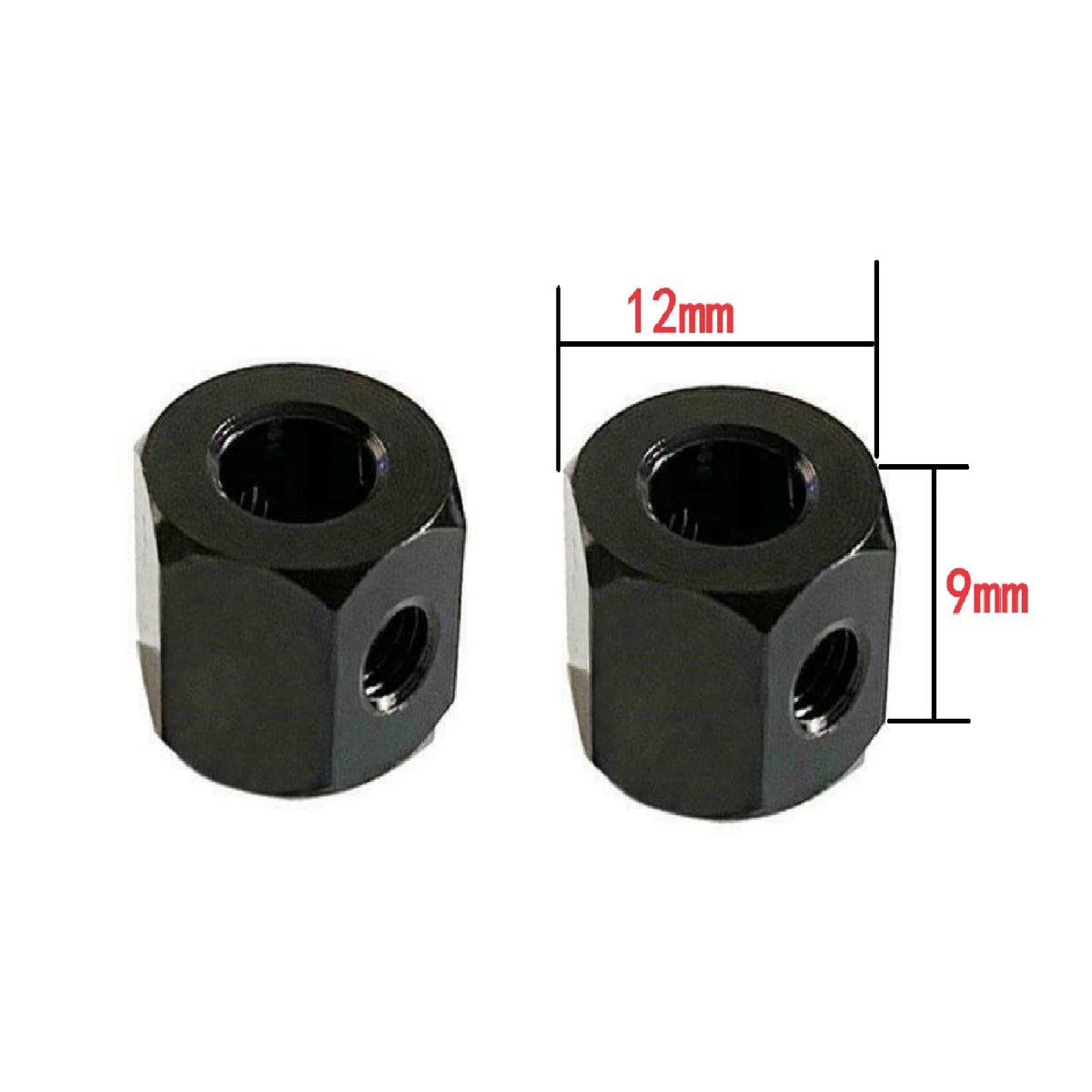 4PCS 5mm to 12mm Wheel Hub Hex Adapter For WPL D12 C14 C24 B14 B16 MN D90 D91