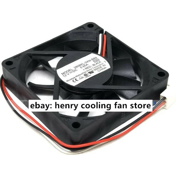 NMB Fan 2806KL-04W-B89 DC 12V 0.65A 70*70*15mm 3Pin Server /CPU Cooling Fan