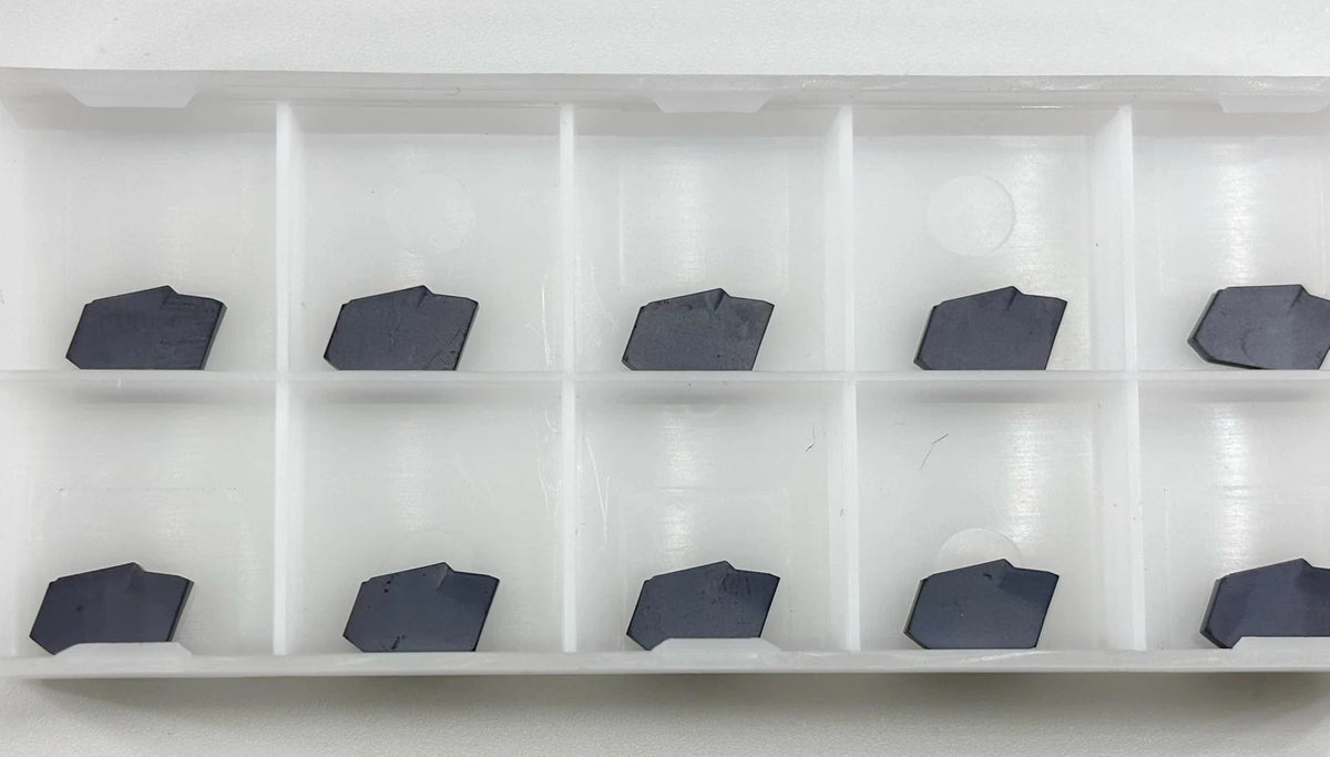 GTN-2 SP200 Carbide Grooving Inserts for CNC Lathe, PVD Black, 10pcs
