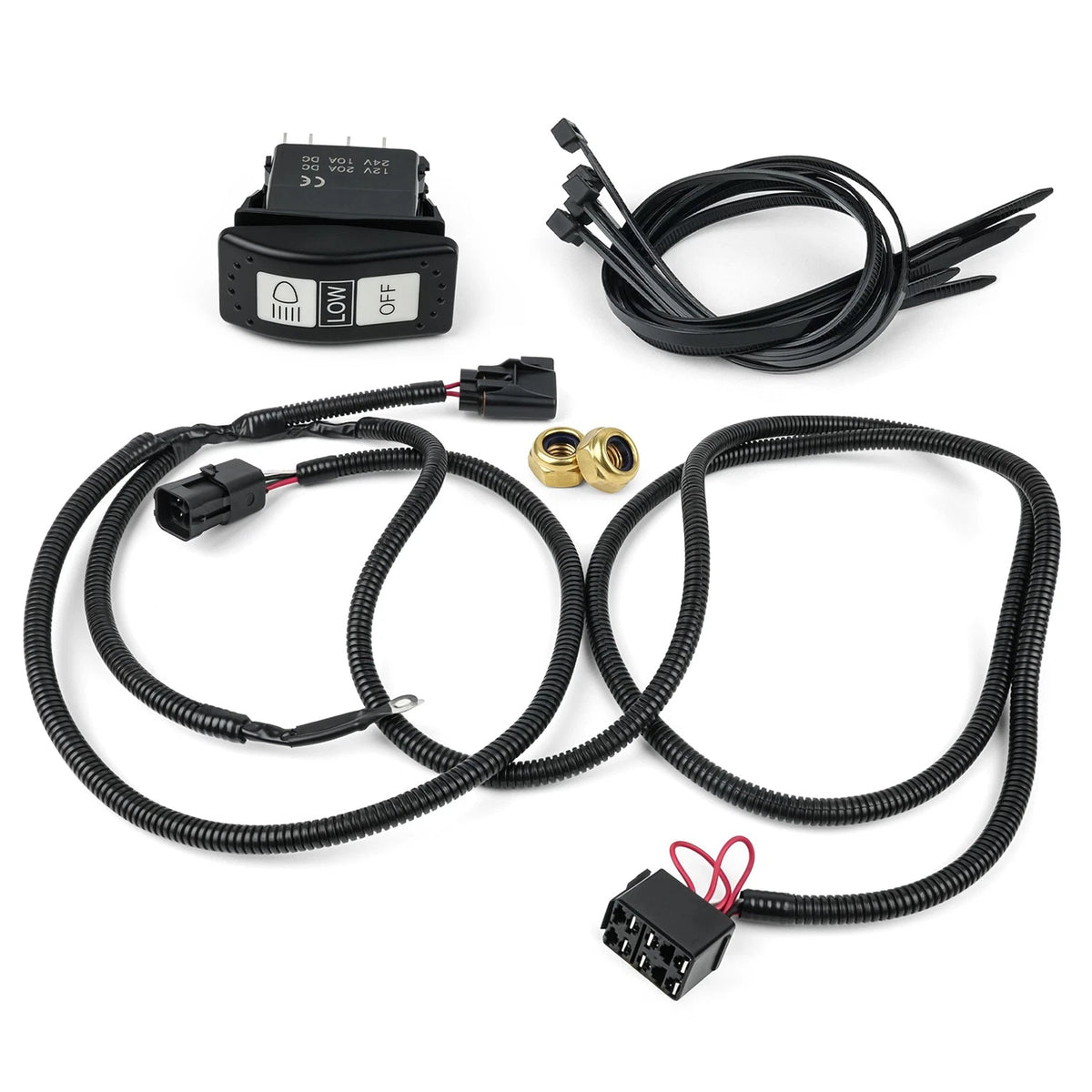 LED light switch wiring harness for Can-Am Defender HD11, replaces 715009886