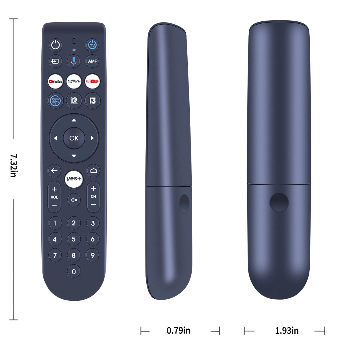 Replacement Remote Control For yes. yes+ Android TV