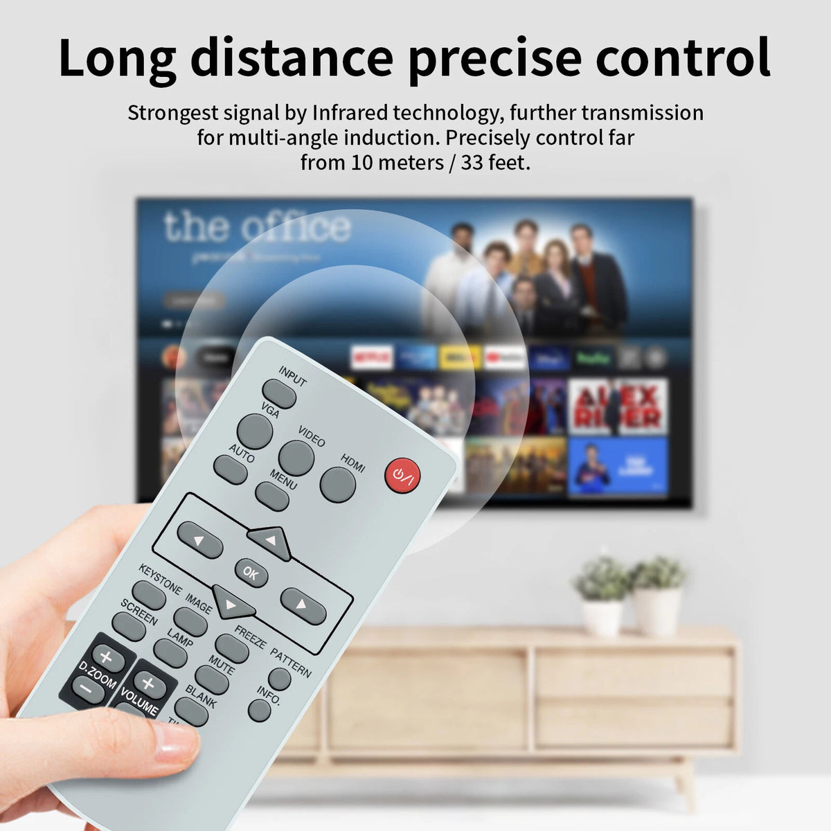 63910016 Remote Control For Eiki Projector EK-100W EK-101X EK-102X EK-103X