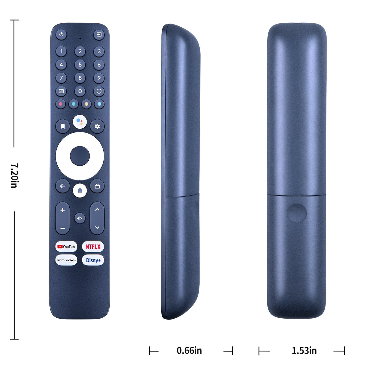 For RockTek G2 4K Android TV 11.0 Streaming Box Remote with Google Assistant