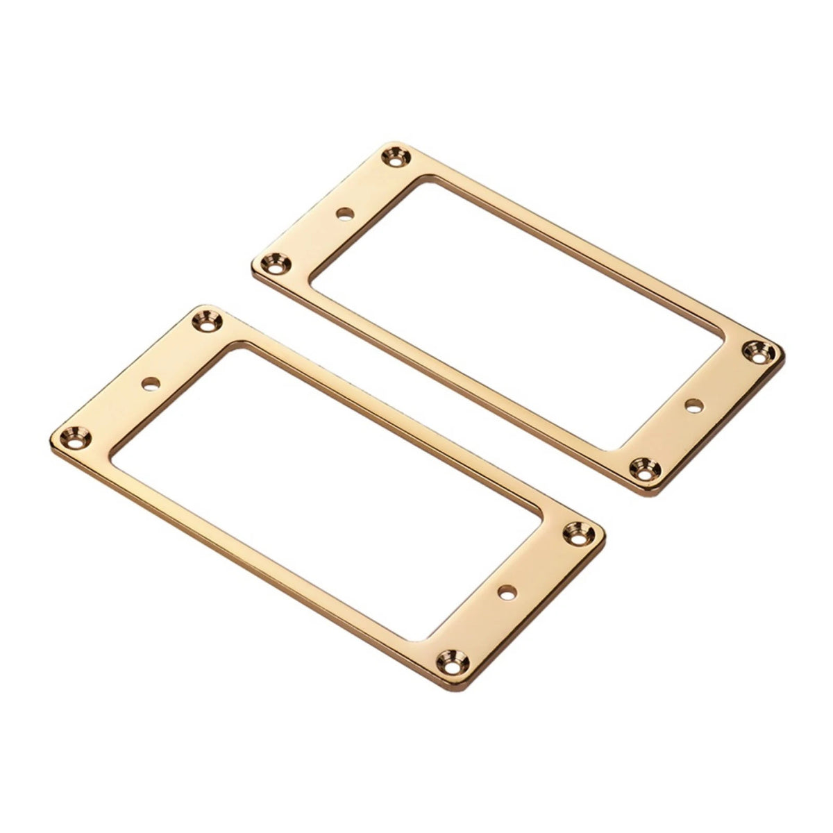 2Pcs Gold Electric Guitar Pickup Mounting Ring w/ Screws for Les Paul LP Parts