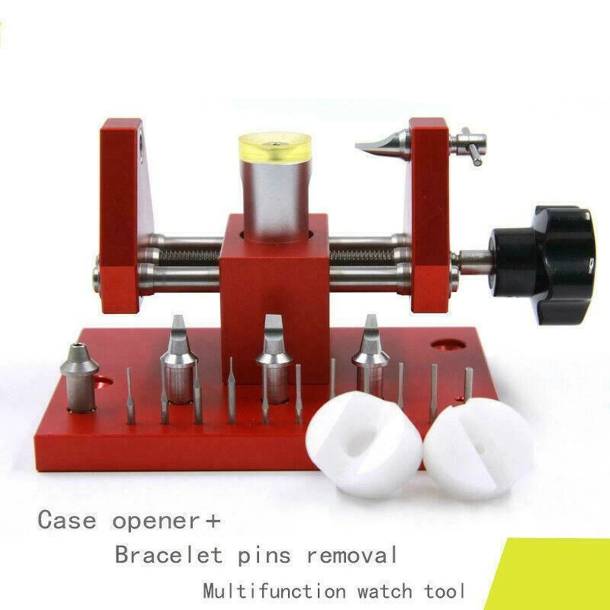 Adjustable Watchmaker Tool Watch Back Case Opener Strap Link Pins Bezels Remover