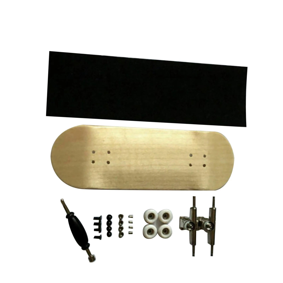 Wood Wooden Maple Deck Handmade Fingerboard Finger Skateboard Pro Set