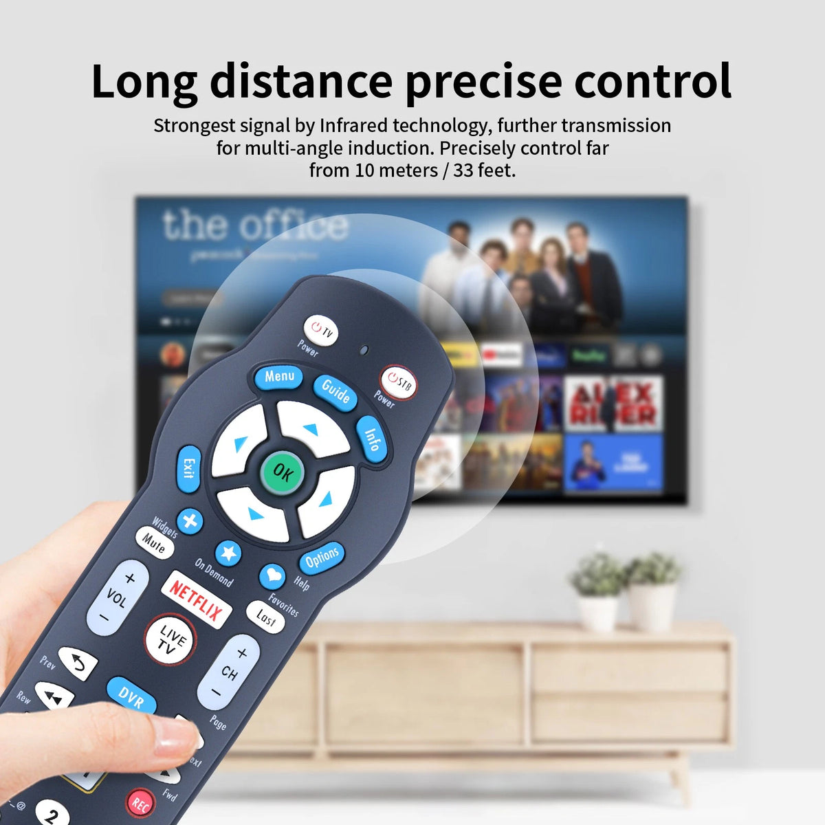 Remote Control For Verizon Fios P265v 3.1 RC2655101/02B Frontier Cable Box TV