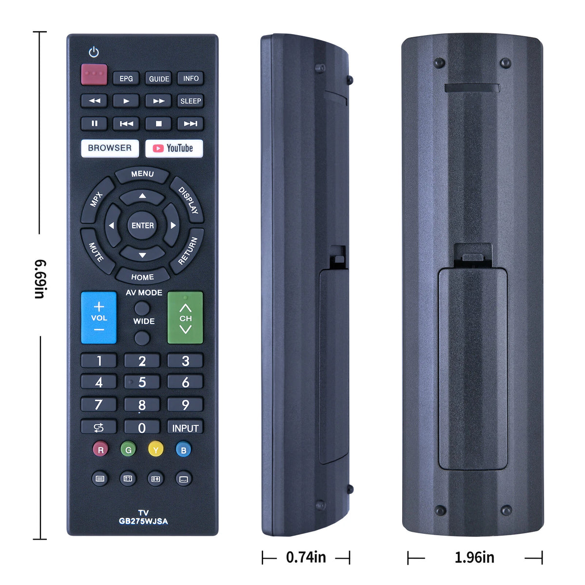 GB275WJSA Replacement Remote Control For Sharp TV