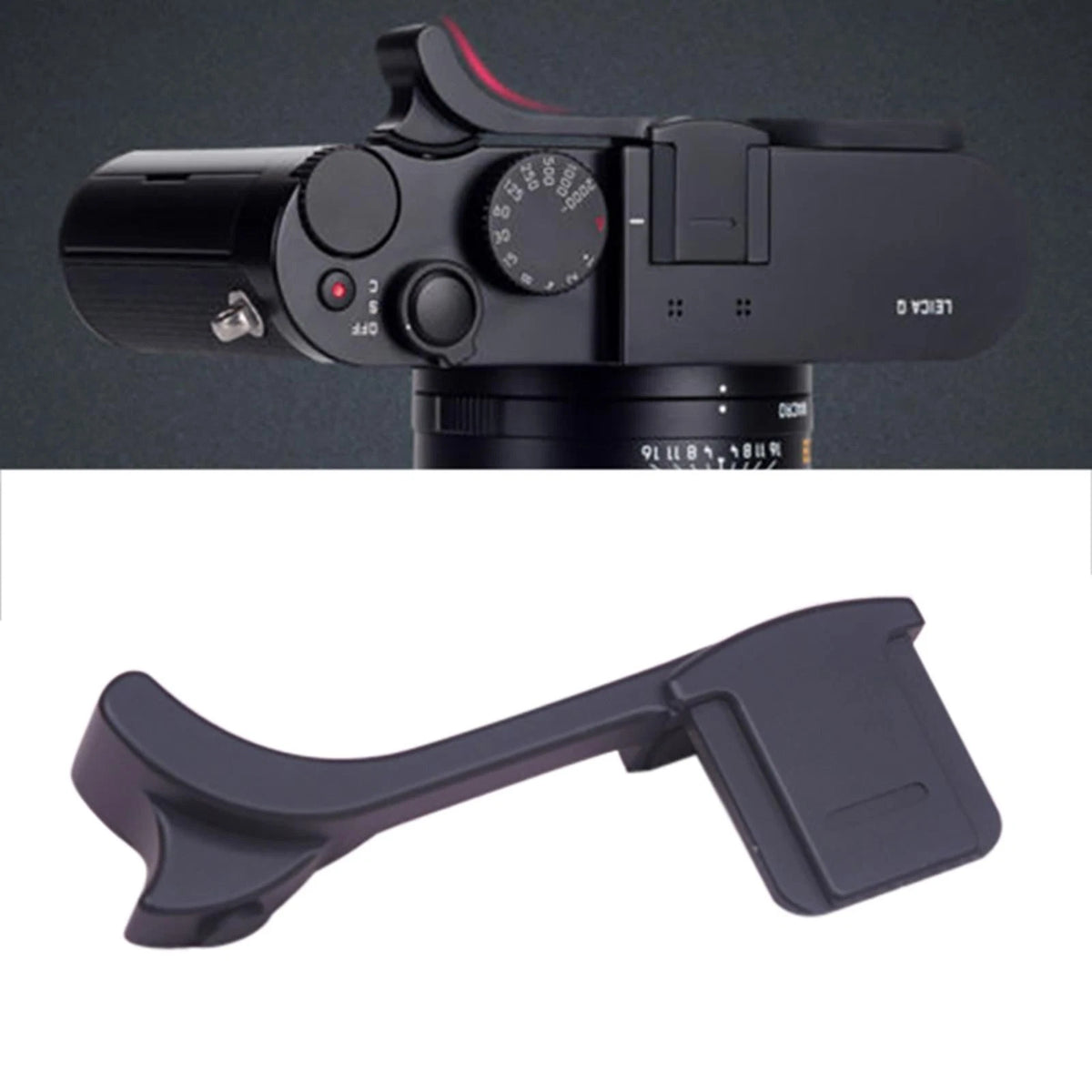 Black Thumb Rest Up Grip Hand Grip Replacement For Leica Q Typ 116 Camera qq