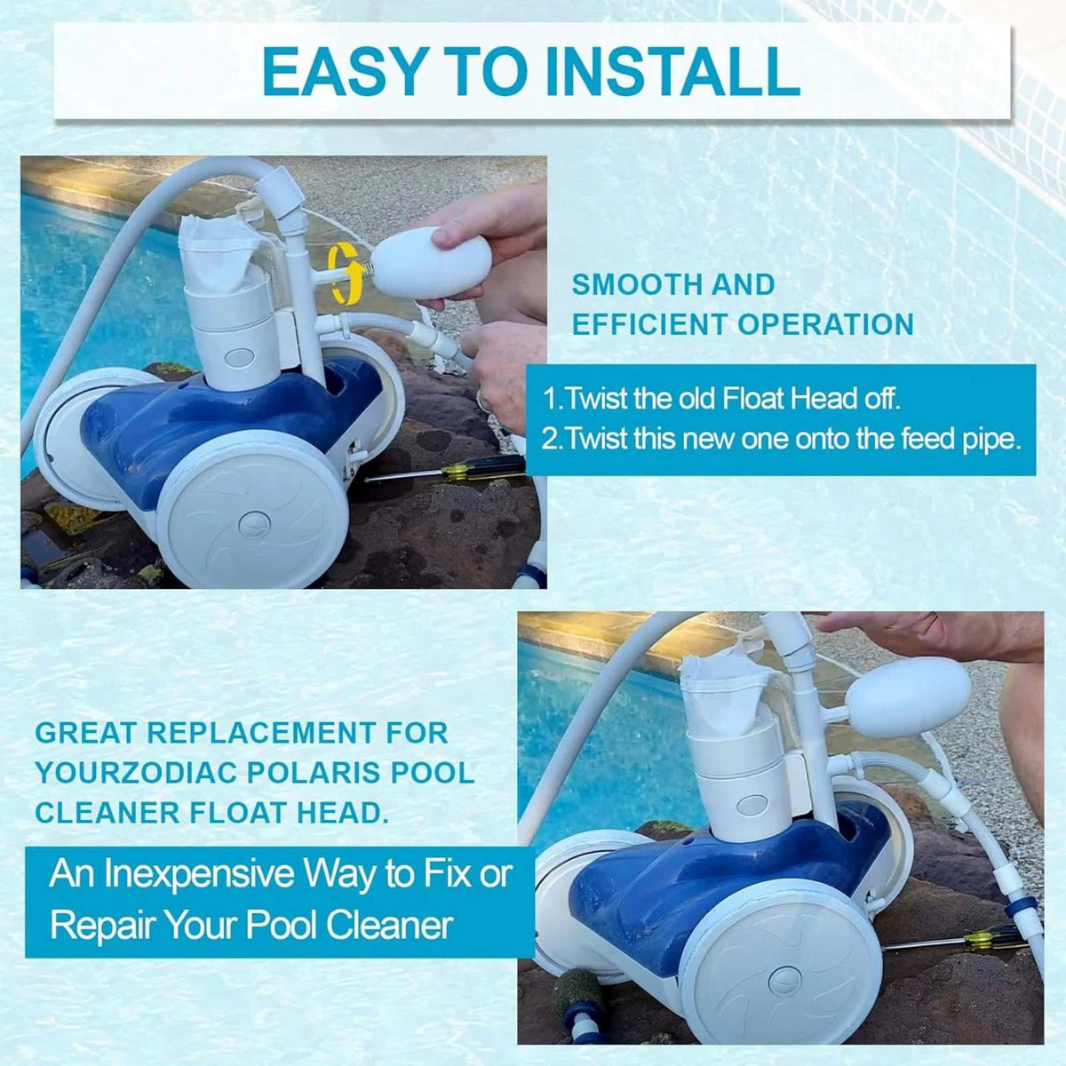 A20 Float Head Replacements for Polaris 180 280 380 Swimming pool accessories