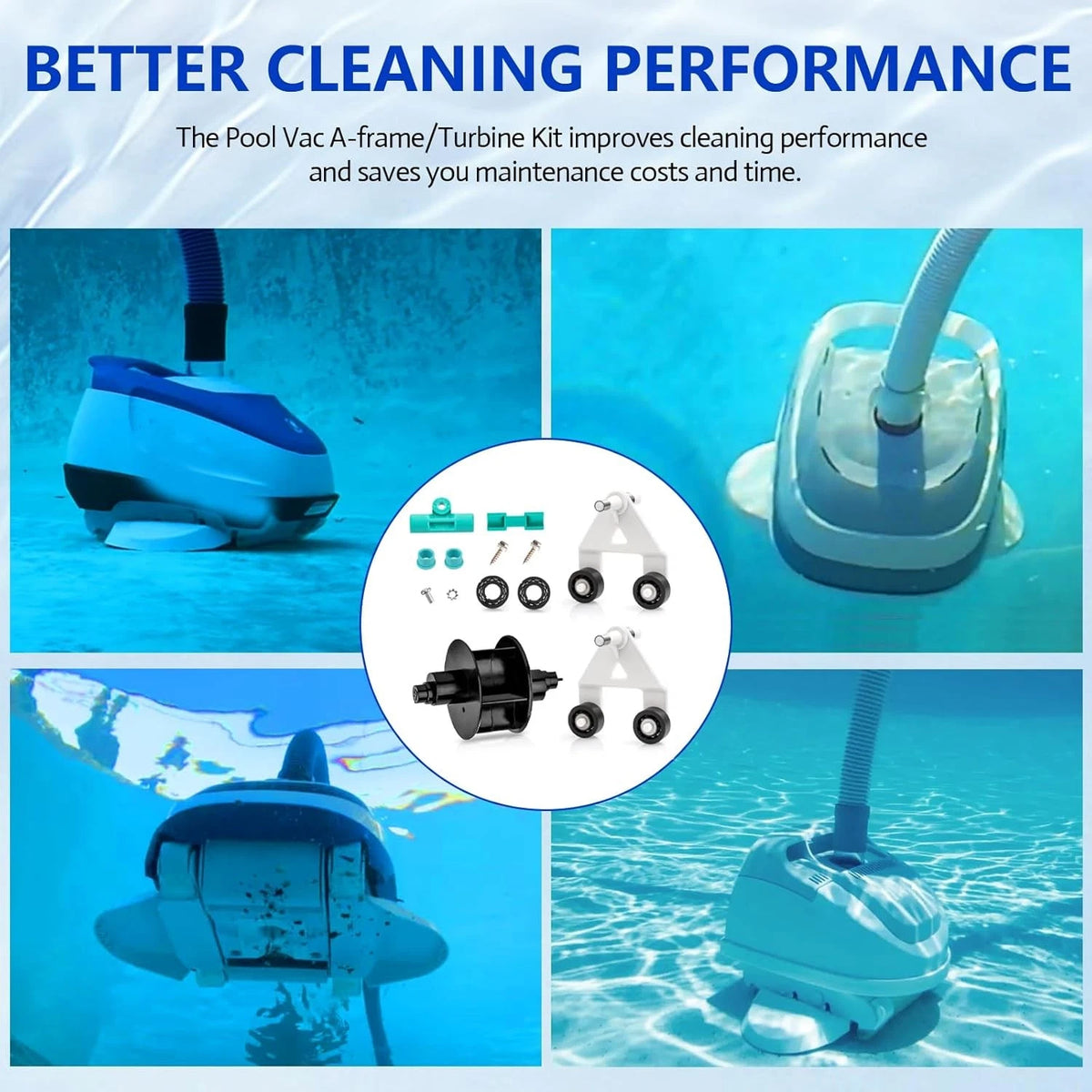 AXV621DAT Pool Cleaner Parts for Hayward Vacuum (All), Navigator Black