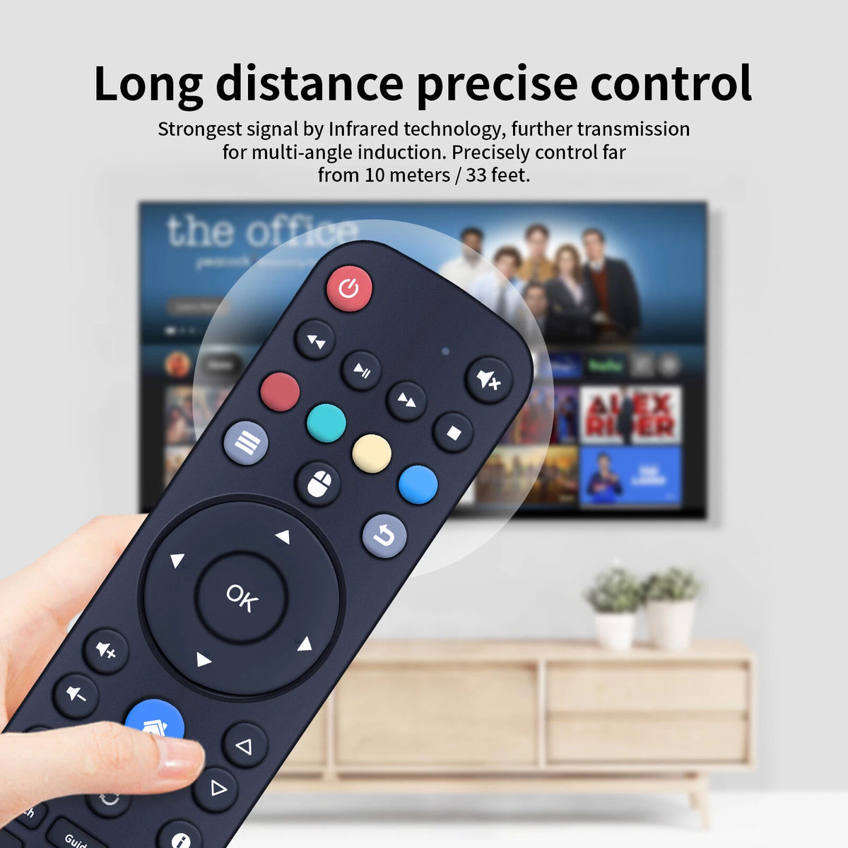 Replacement Remote Control For Jadoo TV 4 5 5S IPTV Box