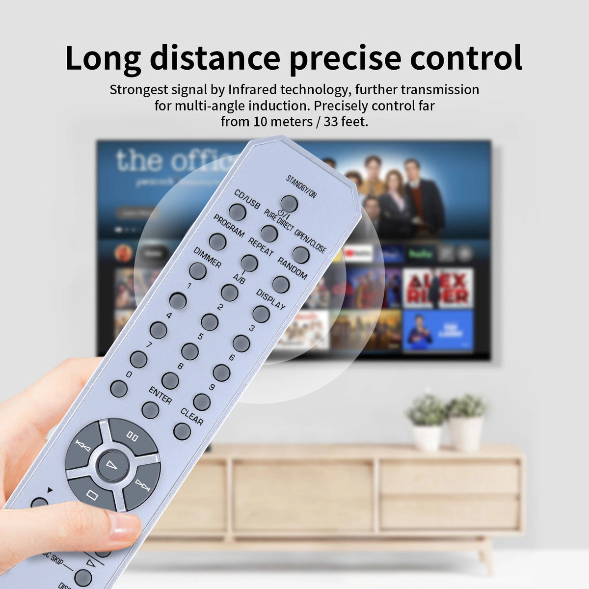 WR96060 Remote Control For Yamaha CD Player CDC9 CDC600