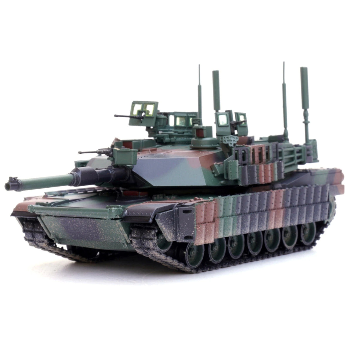13.5cm Diecast 1/72 US M1A2 TUSK II Abrams Main Battle Tank Model Static Display