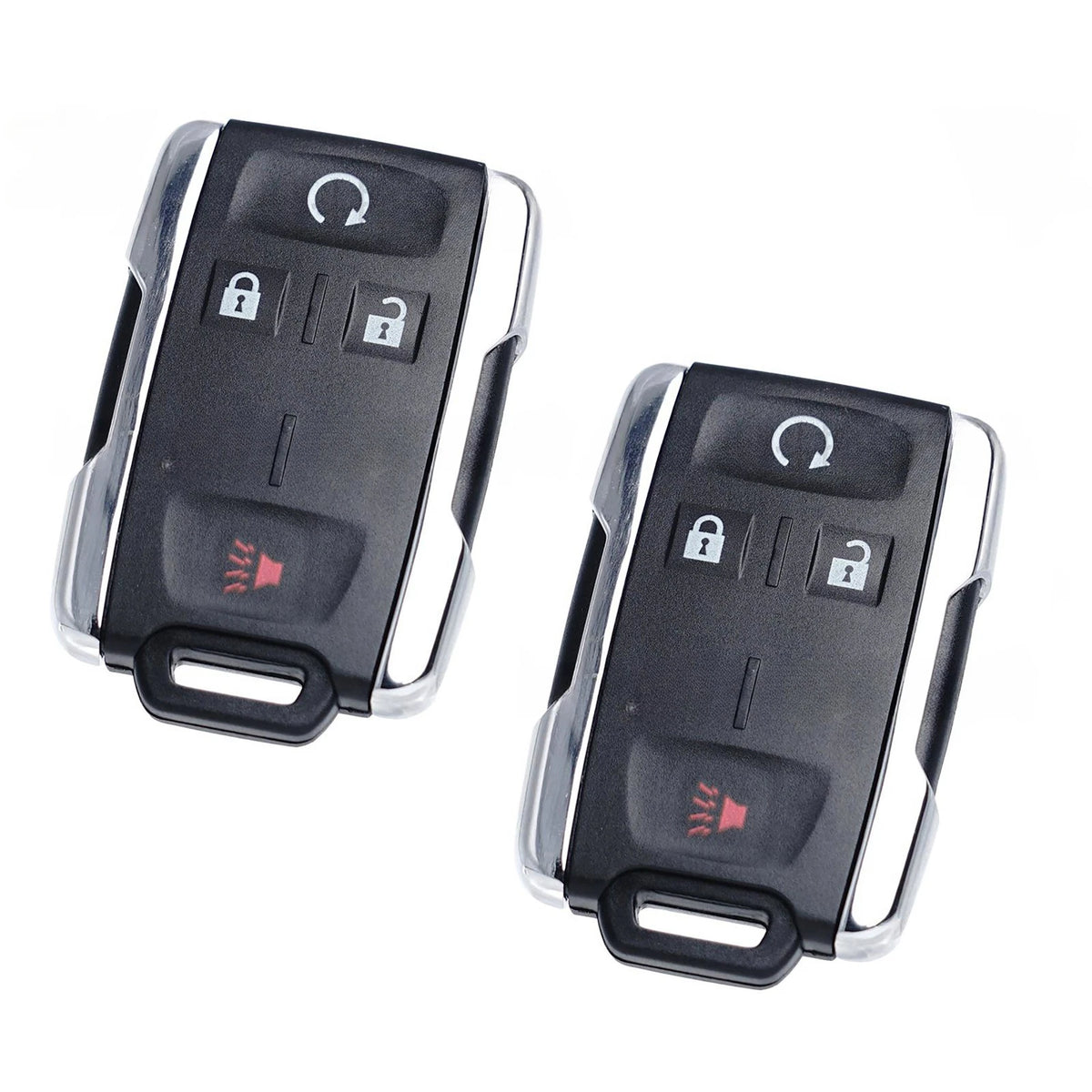2PCS Keyless Remote Key Fob Auto Accessories For Chevrolet Silverado 2014-2018