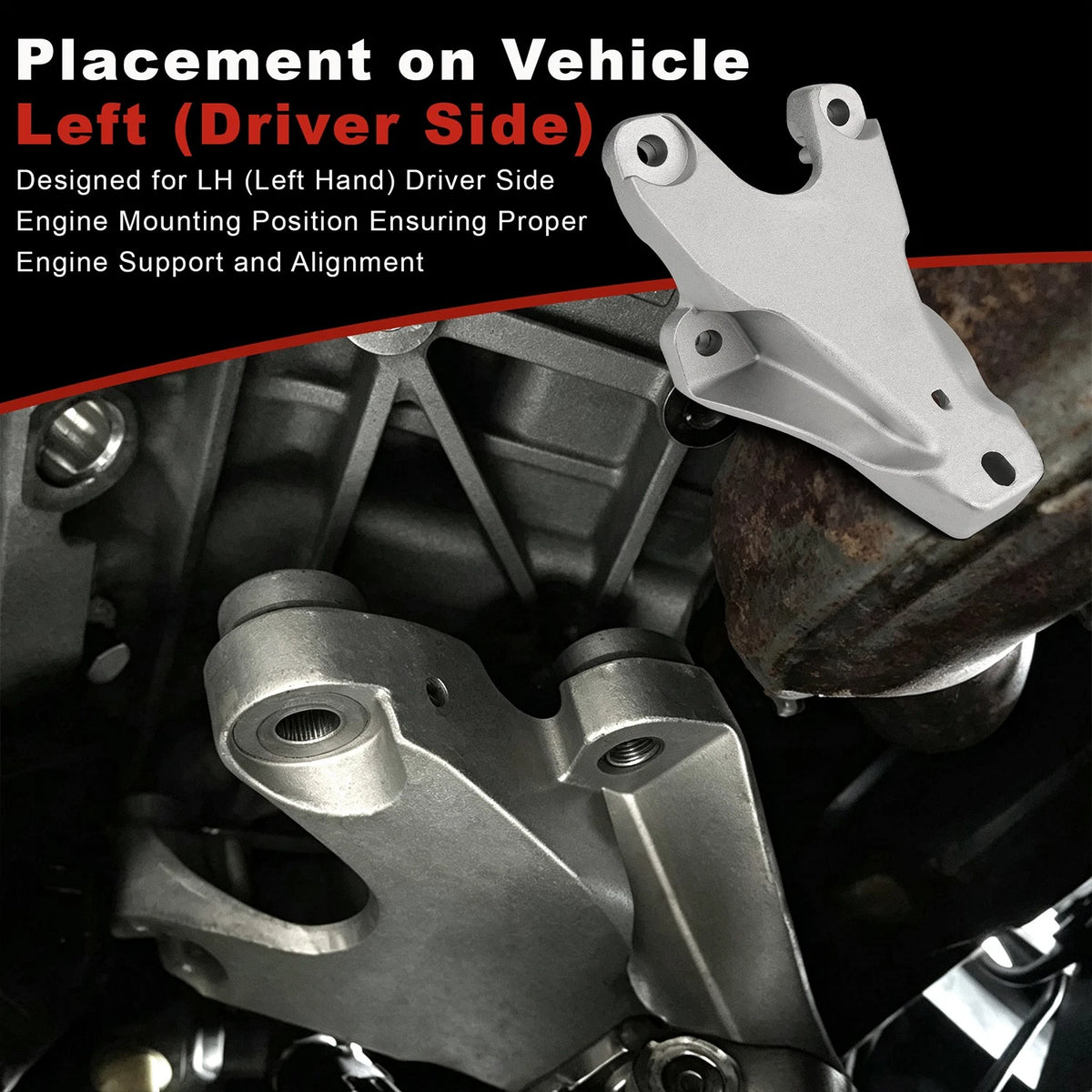 BR3Z6031C Engine Mounting Bracket Driver Side For Mustang 2011-2023