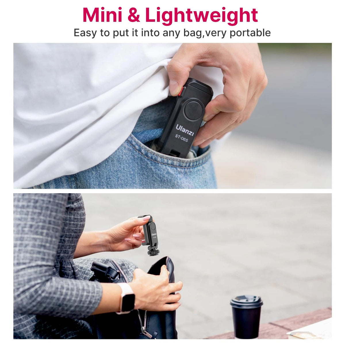 Phone Tripod Mount Holder for iPhone - ULANZI ST-06S Camera 10*8*6cm,