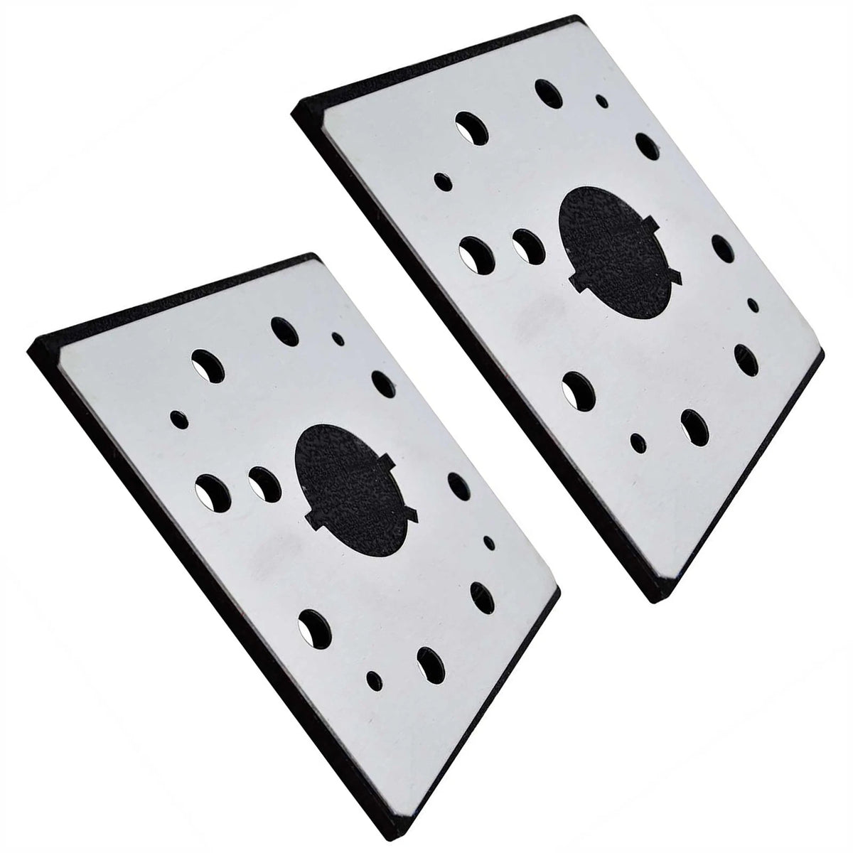 2PCS 1/4" Square 10 Holes Sander Disc and Backing Plate For Dewalt DW411 BD5000