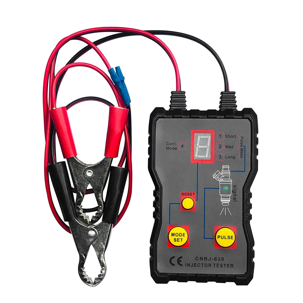 12V Car Fuel Injector Tester Fuel Pressure System Diagnostic Testing Tool Kit