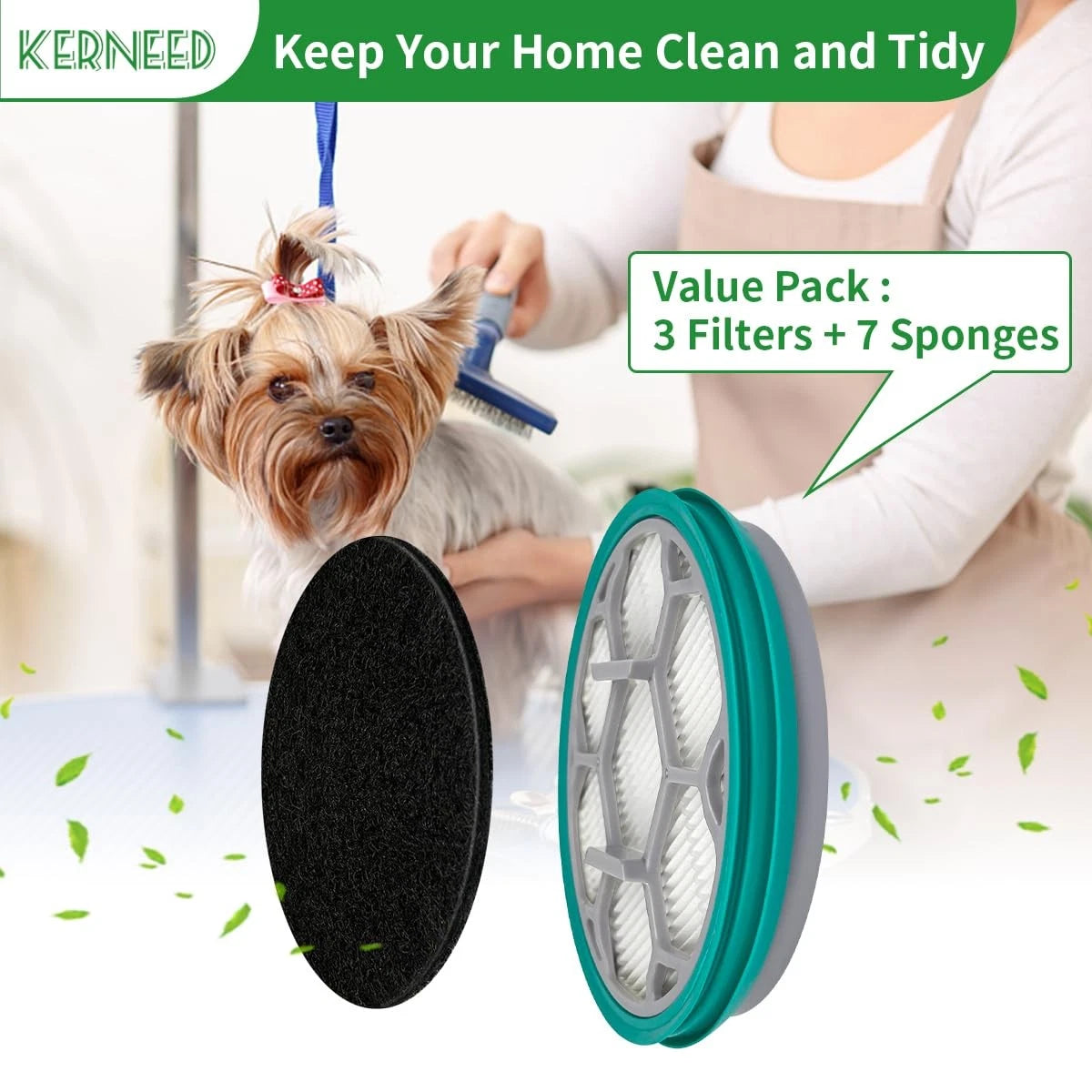 Hepa Filter Sponge Replacement Accessories for Neakasa/Neabot P1 Pro Pet...