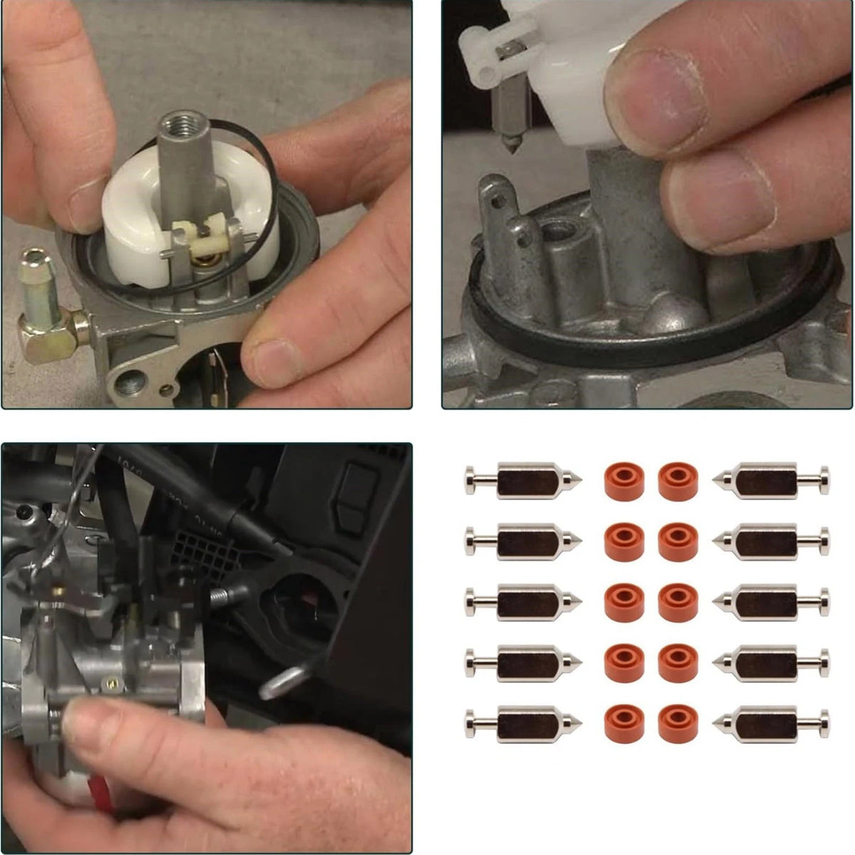 10-Pack Float Valve Seat Kit 398188 Replacement For 12C300 12C400 Engine Series