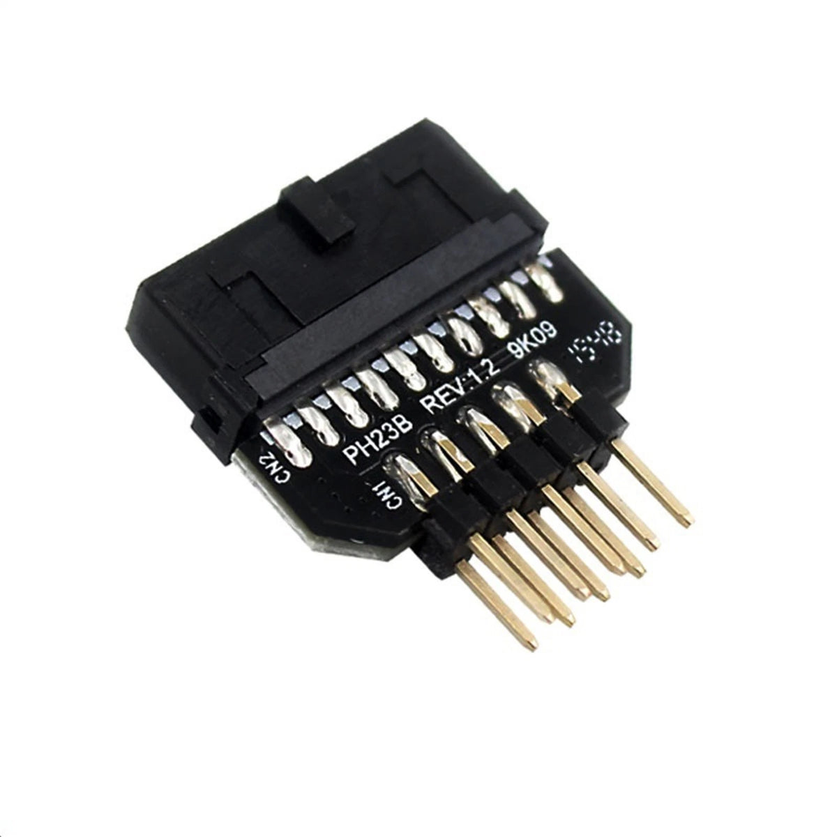 Black Panel Plug-in Adapter Computer Motherboard USB3.0 20pin To USB2.0 9pin,