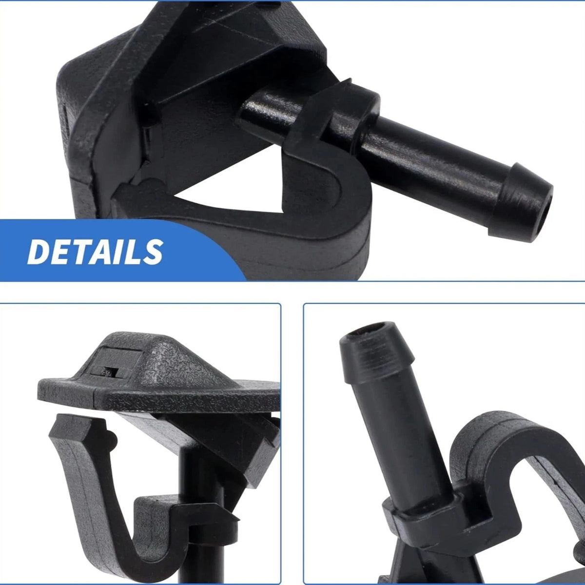 2 Pack Washer Nozzle Wiper Spray For Jeep Wrangler 1997-2013 Replacement Part