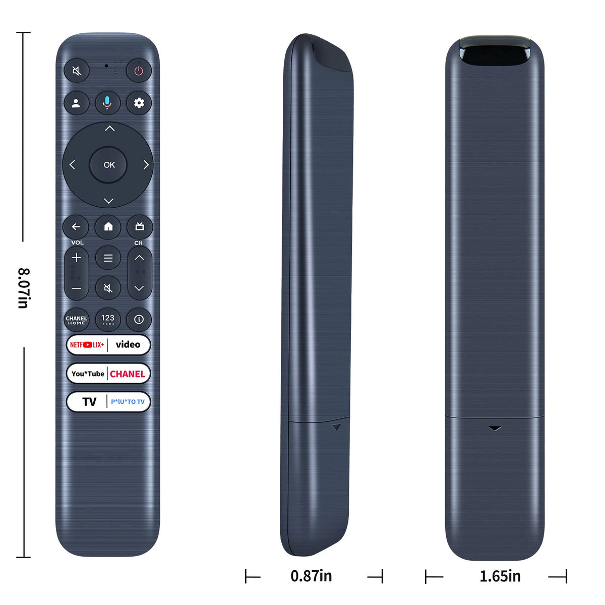 RC923 FMB2 Voice Remote Control For TCL TV TC40C600 TC48D900 TC42D000